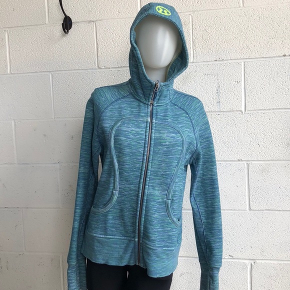 lululemon athletica Tops | Lululemon Bluegreen Scuba Hoodie lululemon athletica Tops | Lululemon Scuba Hoodie Blue Green